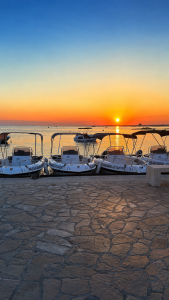 TRAMONTO IN BARCA PORTO CESAREO